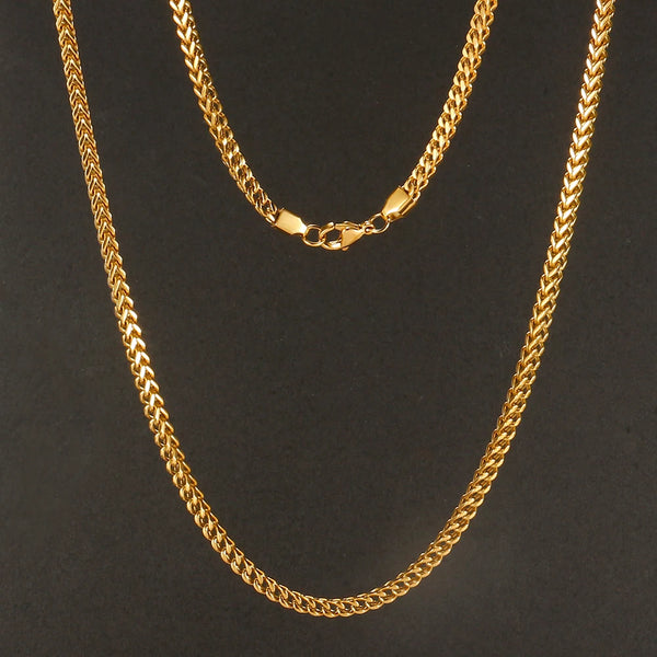 316L Stainless Steel Chain Necklace  for Women Men Vintage Gold/Sliver Color Chain Party Jewelry Friends Gift