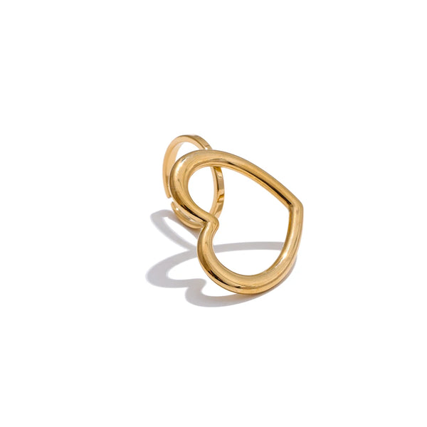 Rings Stainless Steel Jewelry Original Love Geometry Fashion Design Sense Personalized Creative Gift New