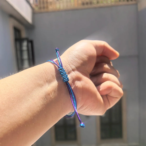 Anime KPop Demon Hunters HUNTR/X Rumi Cosplay Bracelet Woven Rope Chain Pendant Unisex Bracelets Jewelry Accessories