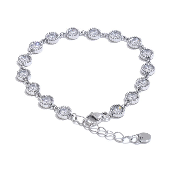 NiNice Earrings for Women Carefully Selected Jewelry Stainless Steel Cubic Zirconia Pendant Elegant Design Gift New