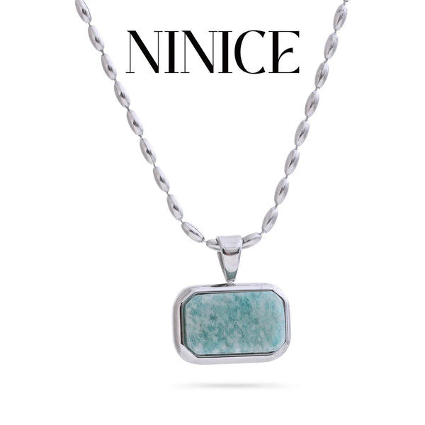 NiNice Necklaces for Women Weatherproof Jewellery Tarnish Free Choker Wedding Natural Stone Pendant Decoration Fashion Gift New