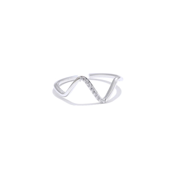 Original Stainless Steel Ring with Adjustable Irregular Opening Selected Jewelry Engagement Waterproof Gift New