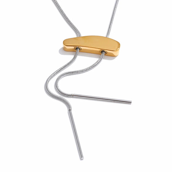 Stainless Steel Original Sweater Chain Fashion Design Waterproof Necklace Personalized Gift Jewelry Accessories