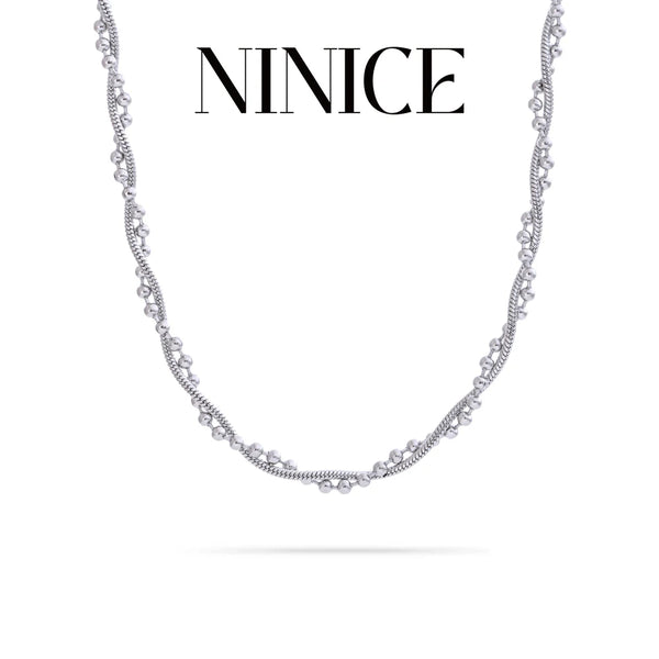 NiNice Stainless Steel Chain Twine Fashion Collar Necklace Handmade Jewelry Stylish Unique Personalized Jewelry New