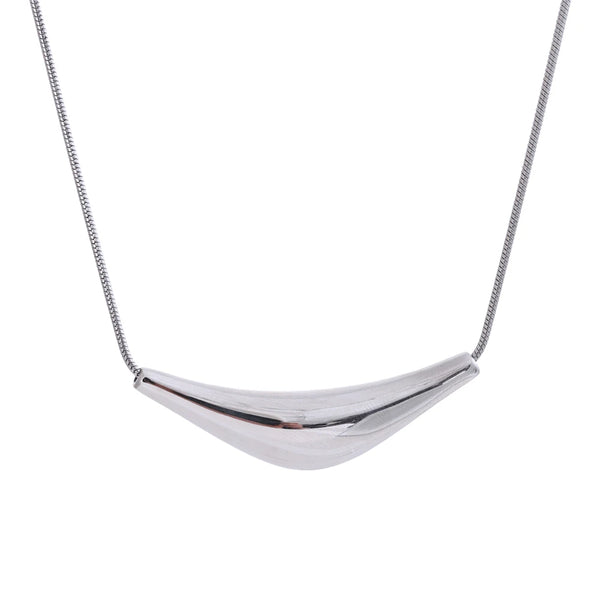 316l Stainless Steel Cast Geometric Pendant Necklace for Women 18K PVD Plated Personalized Charm Jewelry Gift