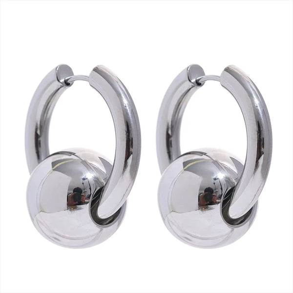 Stainless Steel Earrings Choice Jewelry Brand Luxury Earring Arrings for Women Designer Popular Spherical Gift New Produc