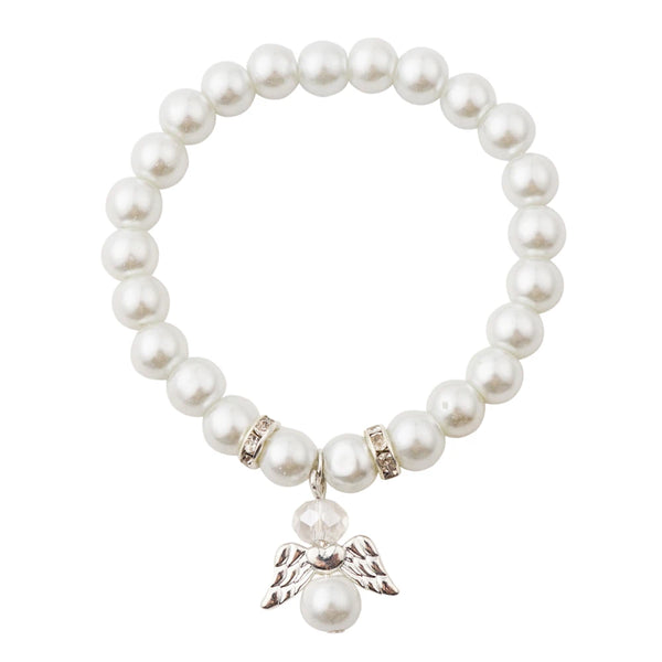 Pearl Guardian Angel Bracelet （S)
