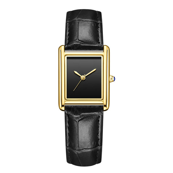 New Elegant Watches for Women and Men Fashion Leather Strap Waterproof Quartz Wristwatches Couple's Watches Gifts Drop Shipping