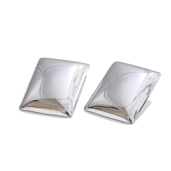 NiNice Earrings Stainless Steel Blocks Polished Trendy Design Selected Jewelry Accessories Gifts Wholesale