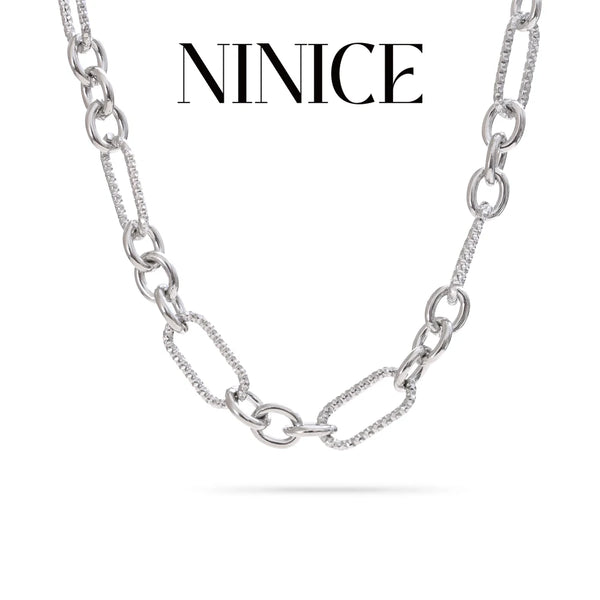 NiNice Necklace Waterproof Circle Collar Bracelet Handmade Fashion Simple Jewelry Accessories Gift Stainless Steel Wholesale