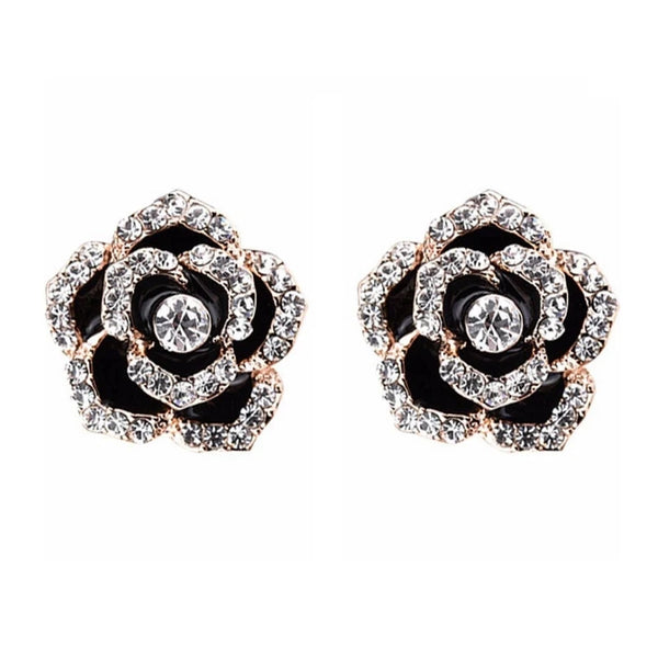 Elegant Lady Famous Luxury Brand Camellia Earrings for Woman 2022 New Fashion Luxury Jewelry Wedding Party Girl's Sexy Earrings