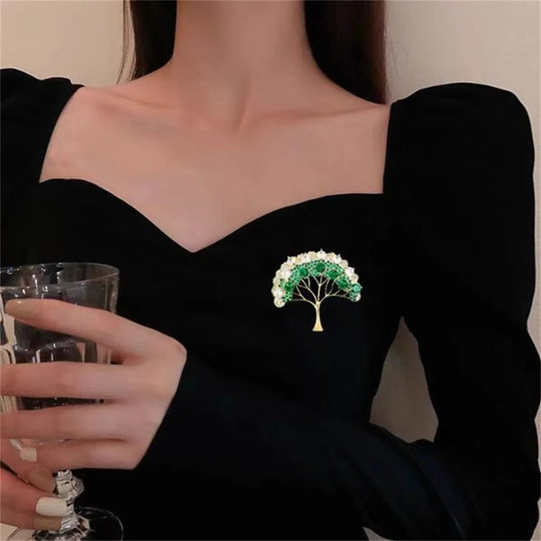 Tree Brooch Pin Bohemian Style Exquisite And Elegant Jewelry Birthday Christmas Party Clothing Backpack Accessories Gifts