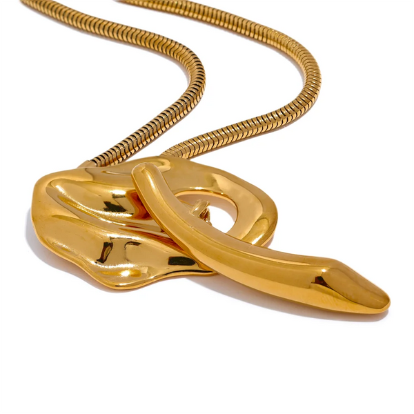 Necklaces for Women Stainless Steel Jewelry Heavy Industry Pendant with Fashionable Waterproof Personalized Design